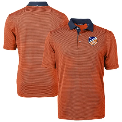 Men's Cutter & Buck FC Cincinnati Virtue Eco Pique Micro Stripe Recycled Polo
