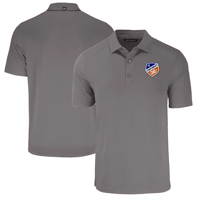 Men's Cutter & Buck Charcoal FC Cincinnati Forge Eco Stretch Recycled Polo