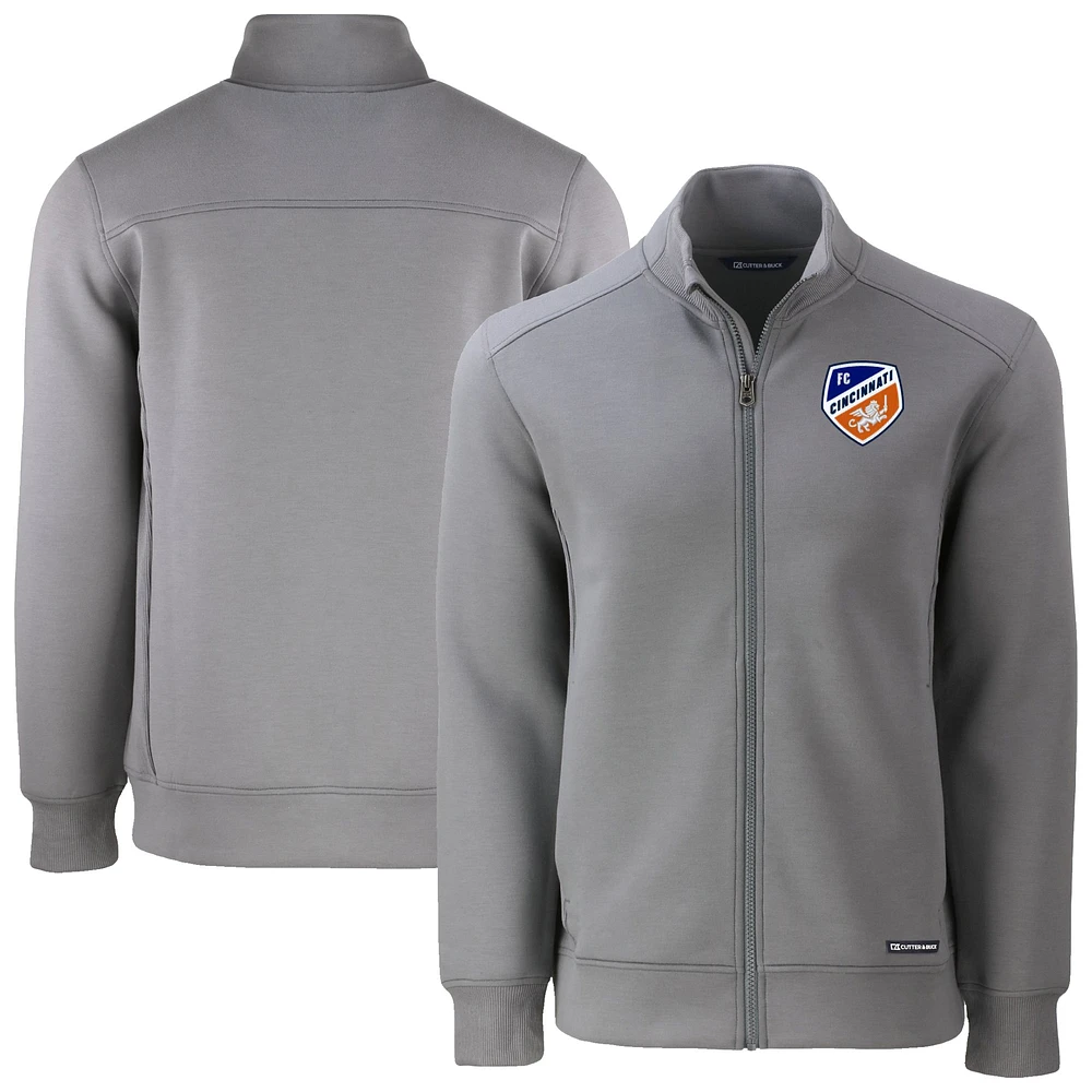 Men's Cutter & Buck FC Cincinnati Roam Eco Recycled Full-Zip Jacket