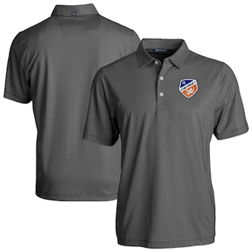 Men's Cutter & Buck White/ FC Cincinnati Pike Eco Symmetry Print Stretch Recycled Polo