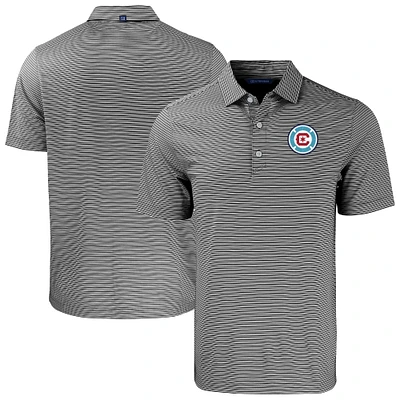 Men's Cutter & Buck Chicago Fire Forge Eco Double Stripe Stretch Recycled Polo