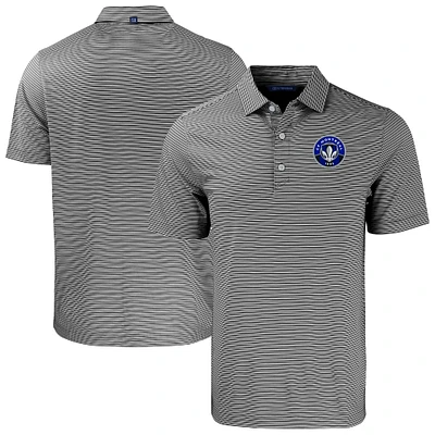 Men's Cutter & Buck /White CF Montreal Forge Eco Double Stripe Stretch Recycled Polo