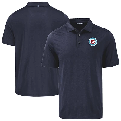 Men's Cutter & Buck Navy Chicago Fire Coastline Epic Comfort Eco Recycled Polo