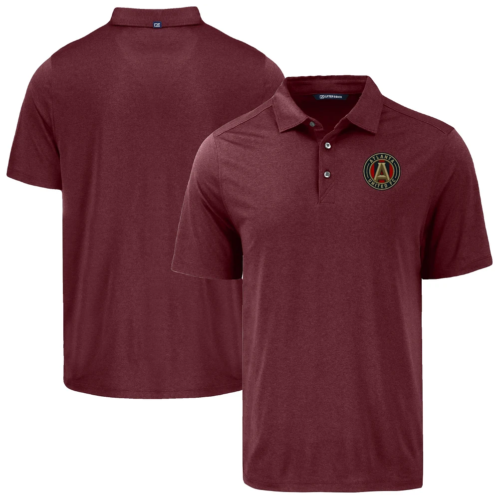 Men's Cutter & Buck Maroon Atlanta United FC Coastline Epic Comfort Eco Recycled Polo