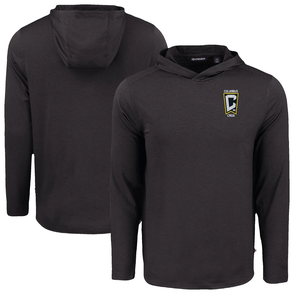 Men's Cutter & Buck Columbus Crew Coastline Epic Comfort Eco Recycled Long Sleeve Hoodie T-Shirt
