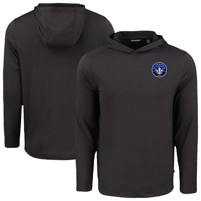 Men's Cutter & Buck CF Montreal Coastline Epic Comfort Eco Recycled Long Sleeve Hoodie T-Shirt