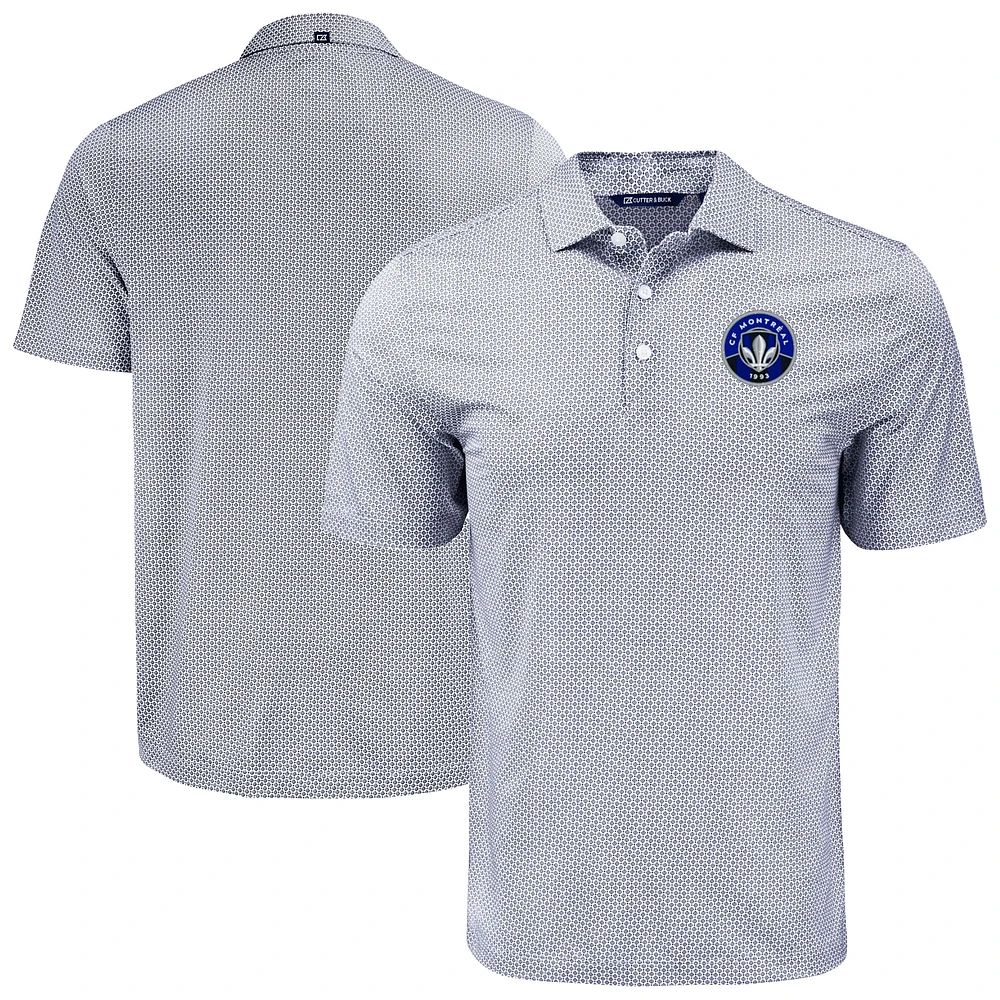 Men's Cutter & Buck CF Montreal Pike Eco Diamond Dot Print Recycled Polo