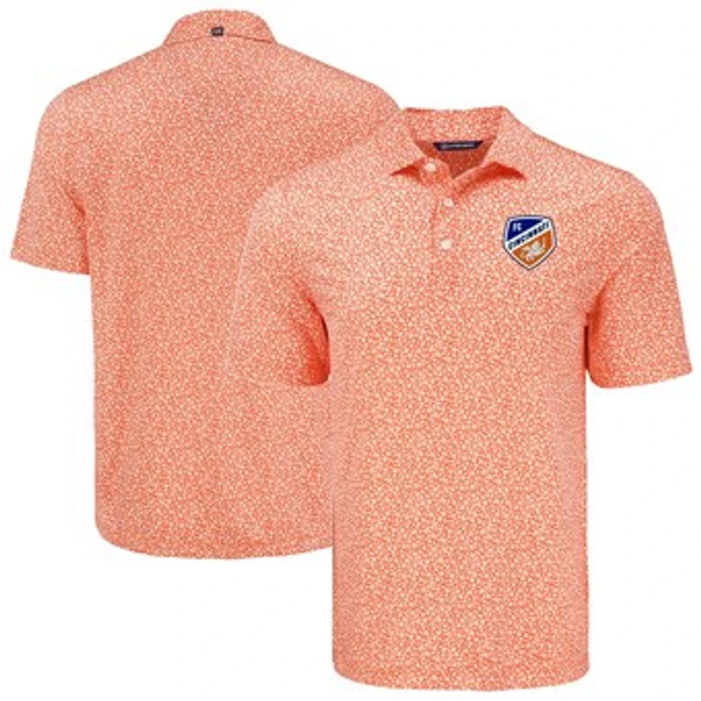Men's Cutter & Buck FC Cincinnati Pike Eco Flora Print Recycled Polo