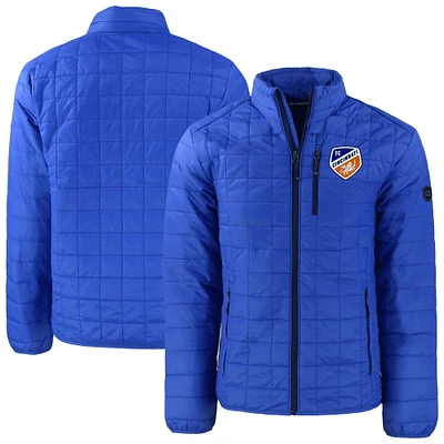 Men's Cutter & Buck Royal FC Cincinnati Rainier PrimaLoft Eco Insulated Full-Zip Puffer Jacket