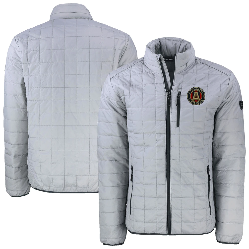 Men's Cutter & Buck Atlanta United FC Rainier PrimaLoft Eco Insulated Full-Zip Puffer Jacket
