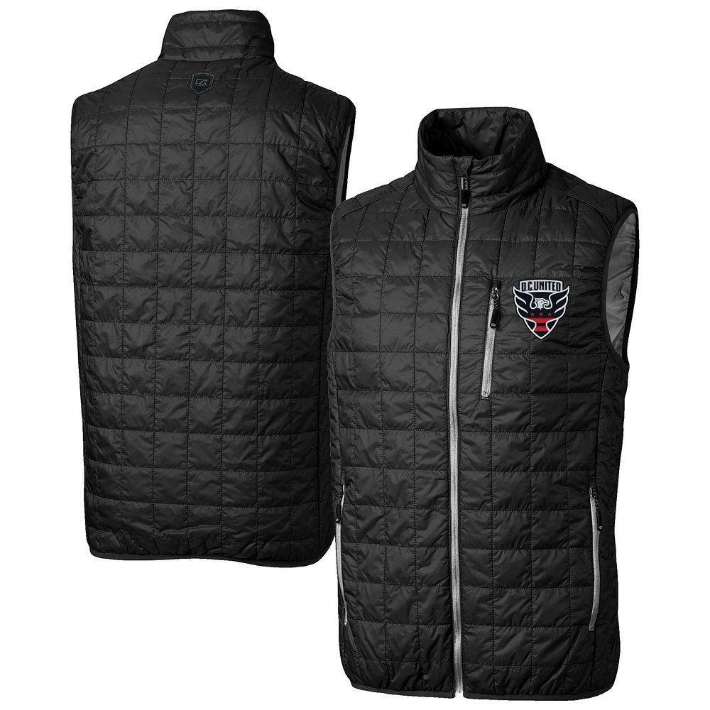 Men's Cutter & Buck D.C. United Rainier PrimaLoft Eco Insulated Full-Zip Puffer Vest