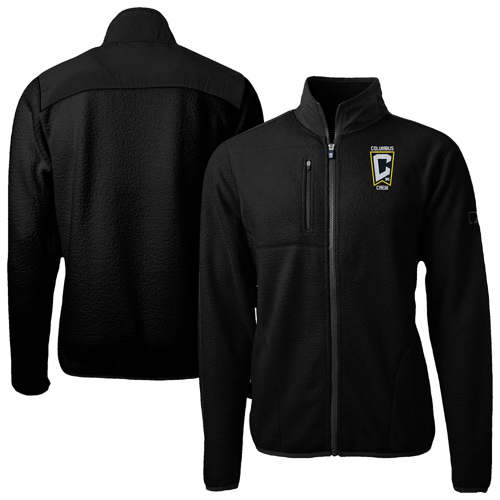 Men's Cutter & Buck Columbus Crew Cascade Eco Sherpa Fleece Full-Zip Jacket