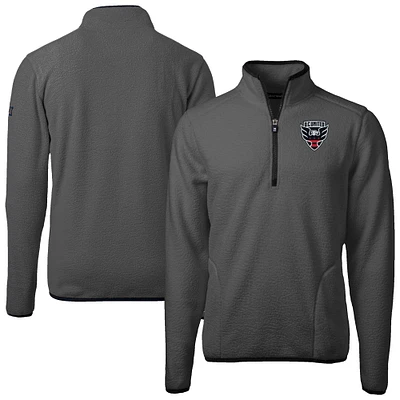 Men's Cutter & Buck D.C. United Cascade Eco Fleece Quarter-Zip Jacket
