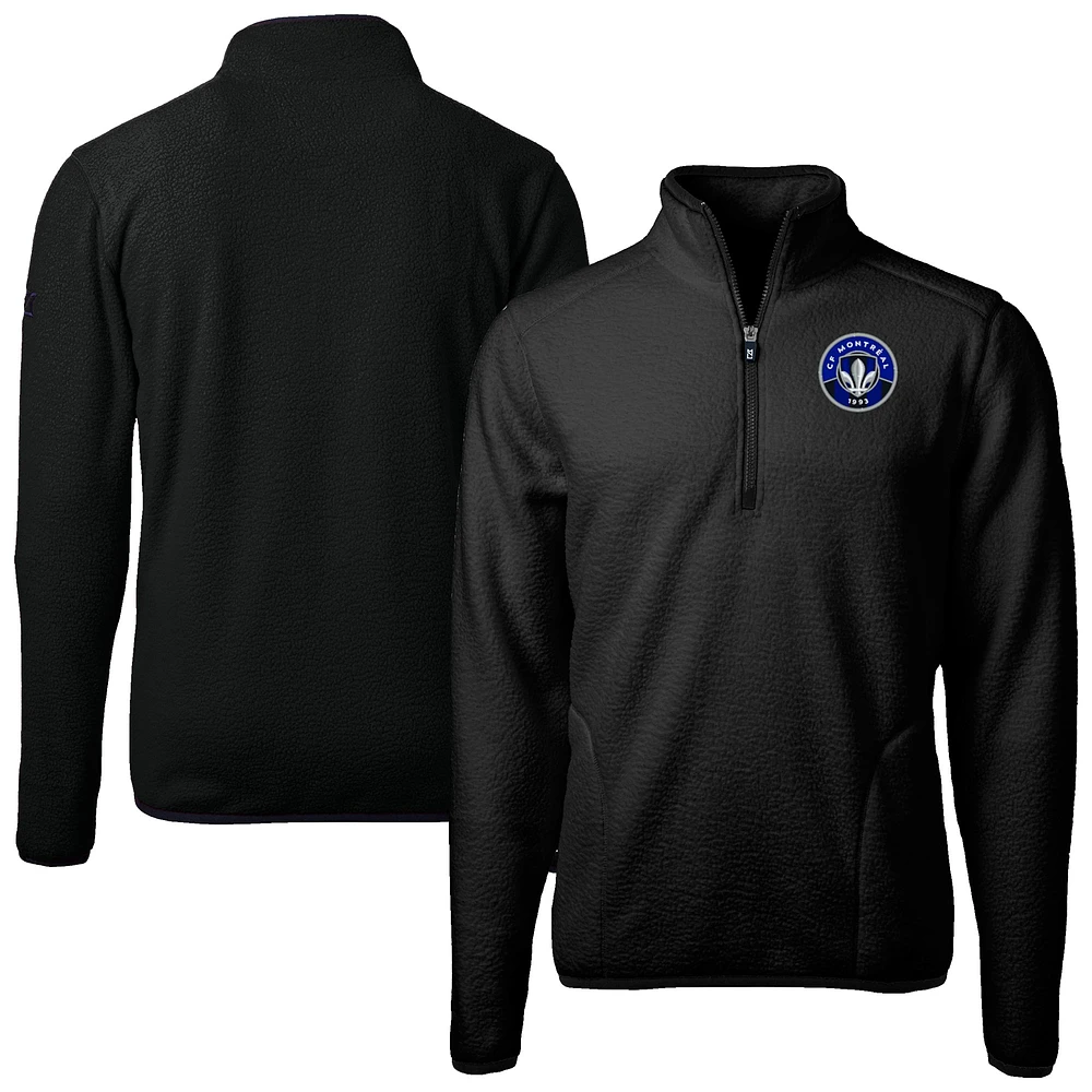 Men's Cutter & Buck CF Montreal Cascade Eco Fleece Quarter-Zip Jacket