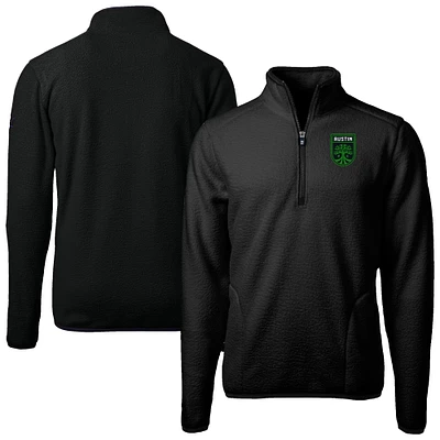 Men's Cutter & Buck Austin FC Cascade Eco Fleece Quarter-Zip Jacket