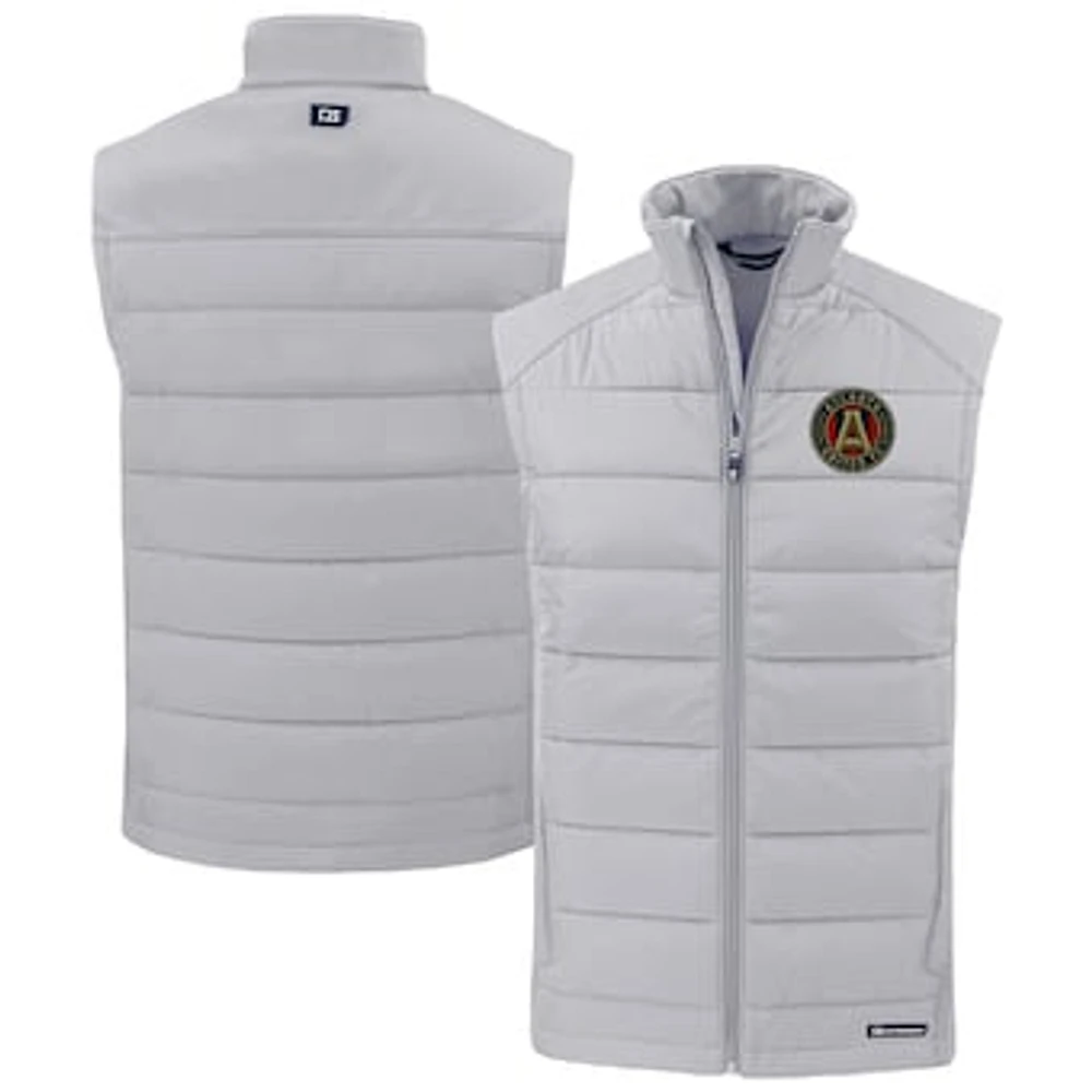 Men's Cutter & Buck Atlanta United FC Evoke Hybrid Eco Softshell Recycled Full-Zip Vest