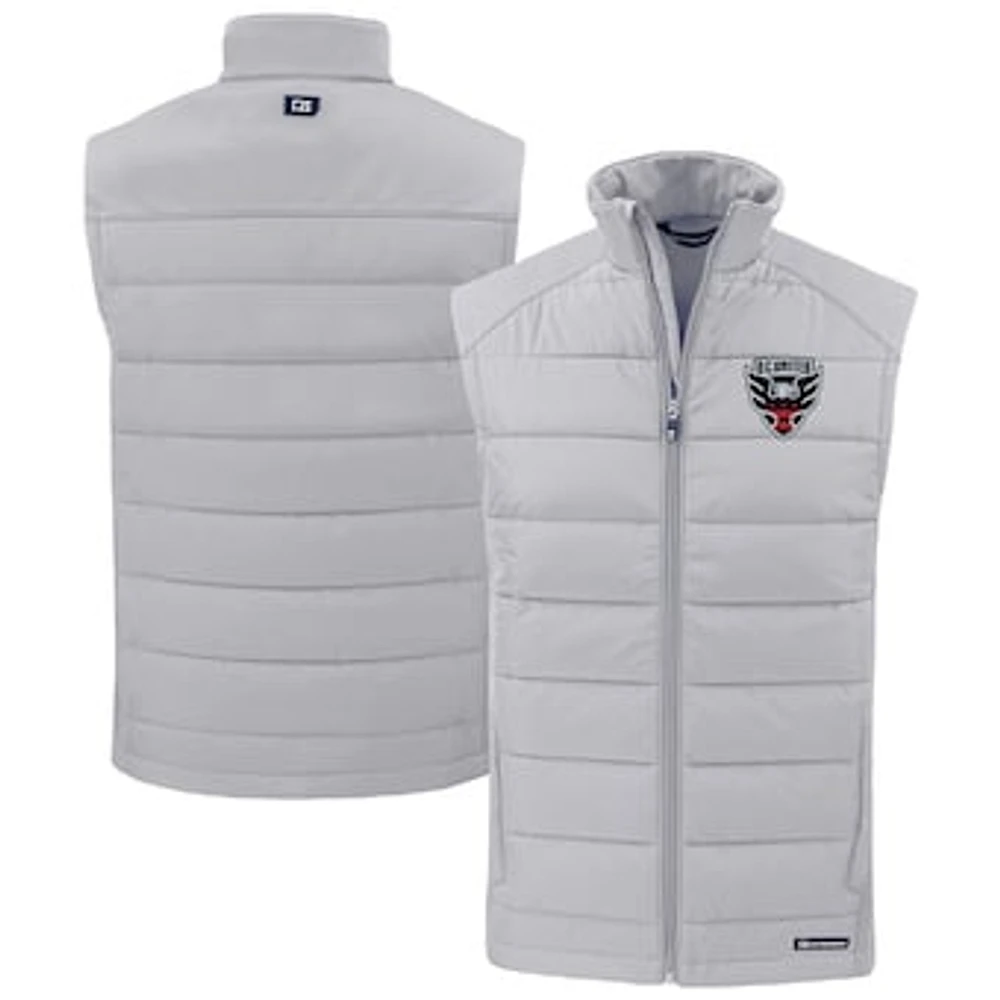 Men's Cutter & Buck D.C. United Evoke Hybrid Eco Softshell Recycled Full-Zip Vest