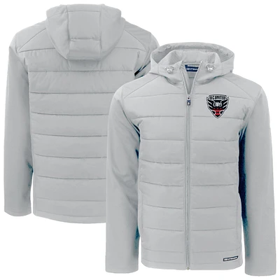 Men's Cutter & Buck D.C. United Evoke Hybrid Eco Softshell Recycled Full-Zip Hooded Jacket