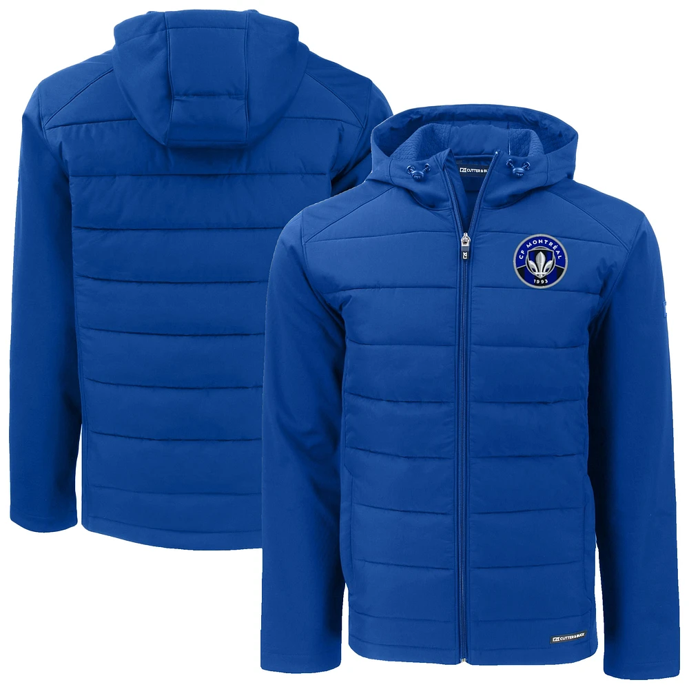Men's Cutter & Buck CF Montreal Evoke Hybrid Eco Softshell Recycled Full-Zip Hooded Jacket