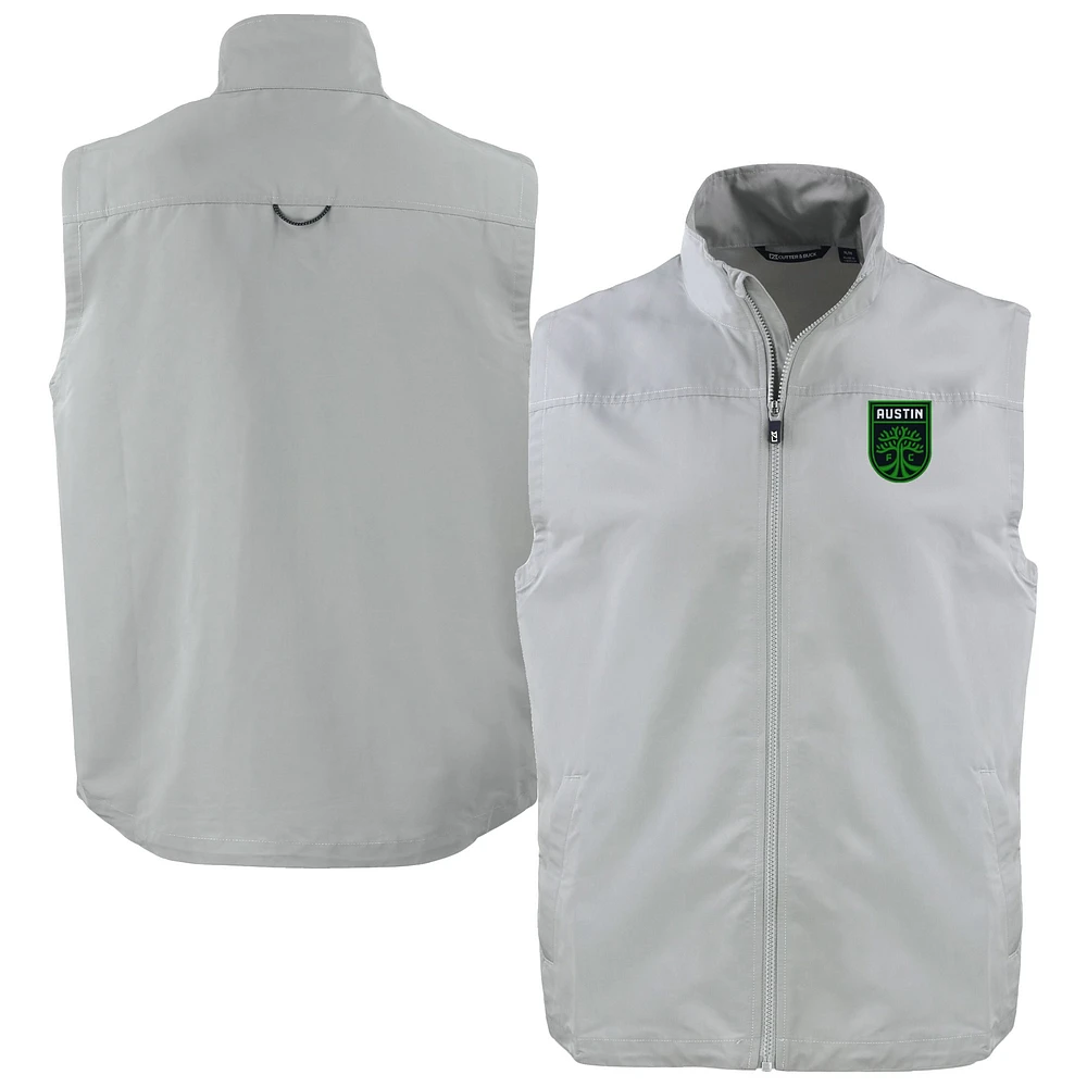 Men's Cutter & Buck Austin FC Charter Eco Recycled Full-Zip Vest