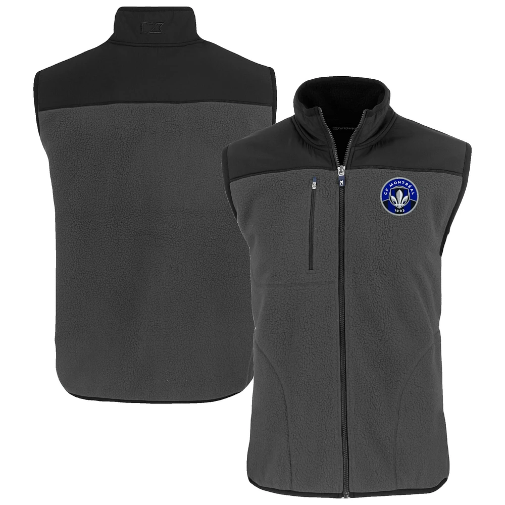 Men's Cutter & Buck CF Montreal Cascade Eco Fleece Full-Zip Vest