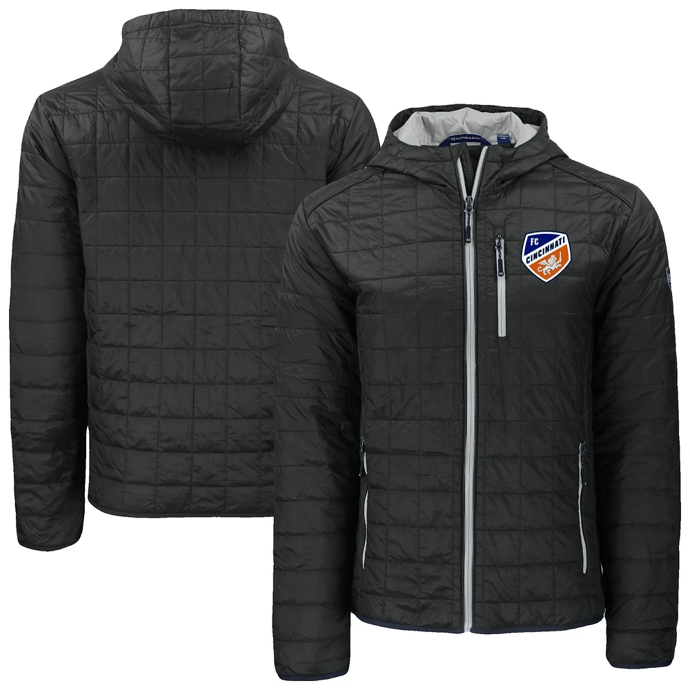 Men's Cutter & Buck FC Cincinnati Rainier Primaloft Eco Full-Zip Hooded Jacket