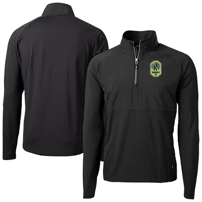 Men's Cutter & Buck Nashville SC Adapt Eco Knit Hybrid Recycled Quarter-Zip Pullover Top
