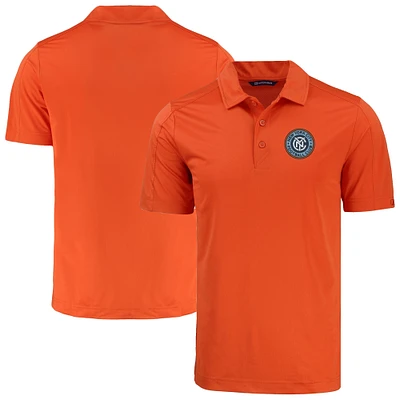Men's Cutter & Buck New York City FC Prospect Eco Textured Stretch Recycled Polo