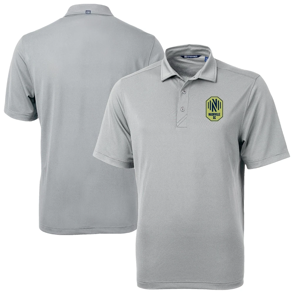 Men's Cutter & Buck Gray Nashville SC Virtue Eco Pique Recycled Polo
