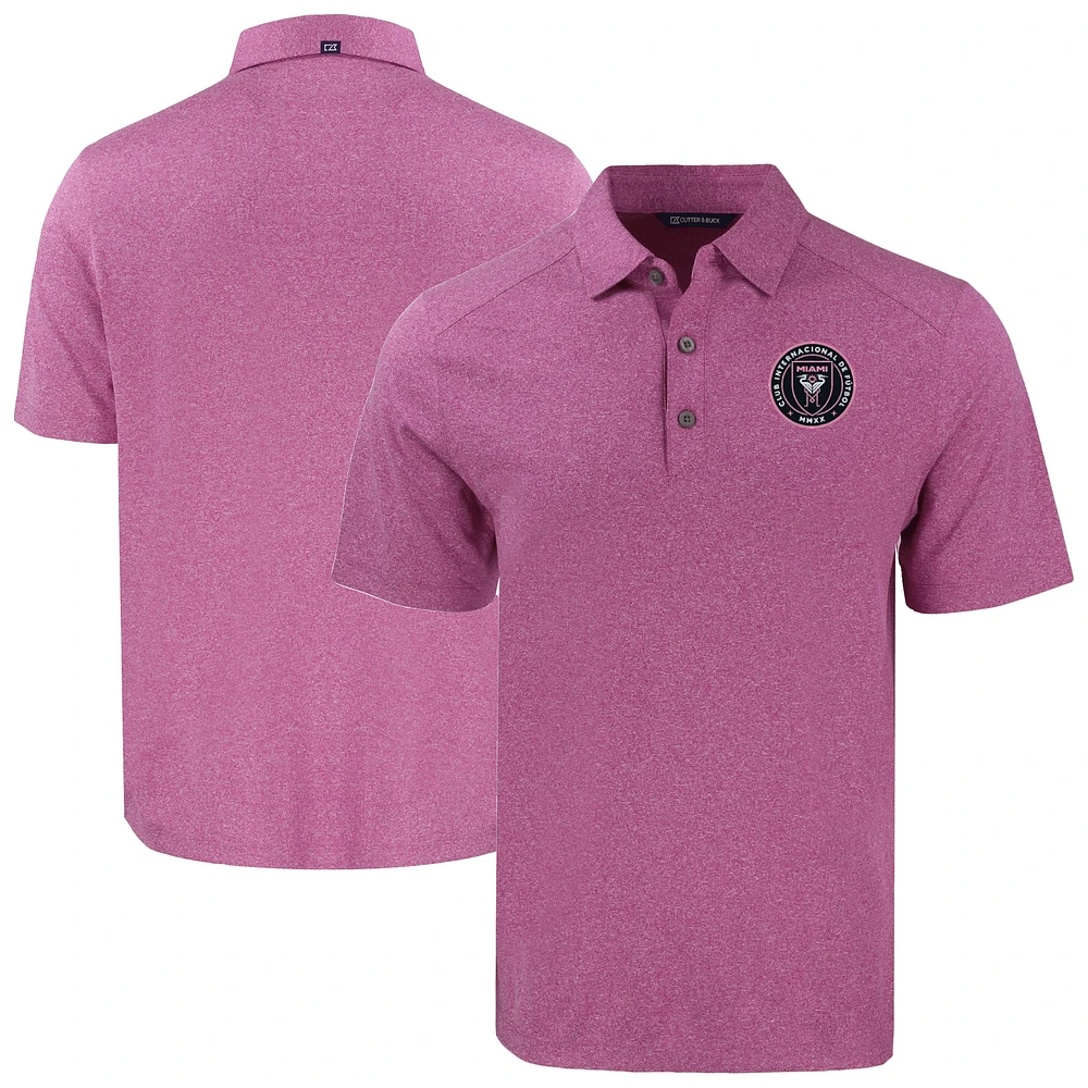 Men's Cutter & Buck Inter Miami CF Forge Eco Stretch Recycled Polo