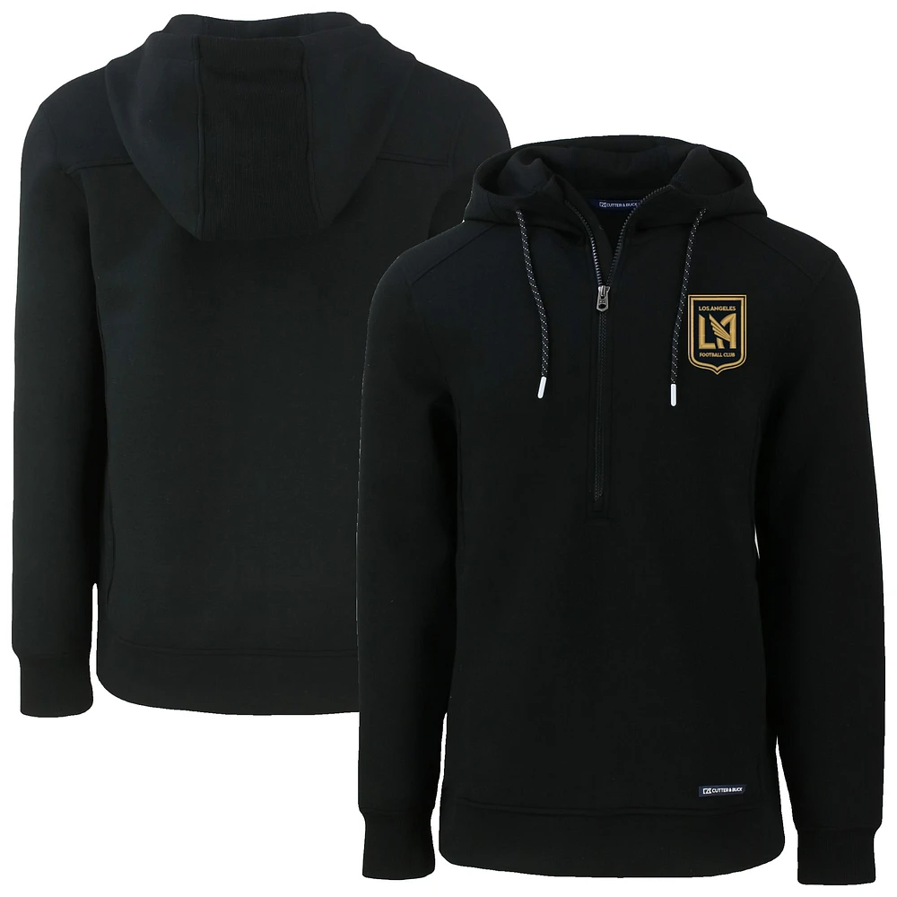 Men's Cutter & Buck LAFC Roam Eco Half-Zip Recycled Pullover Hoodie