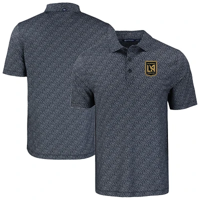 Men's Cutter & Buck LAFC Pike Eco Pebble Print Stretch Recycled Polo