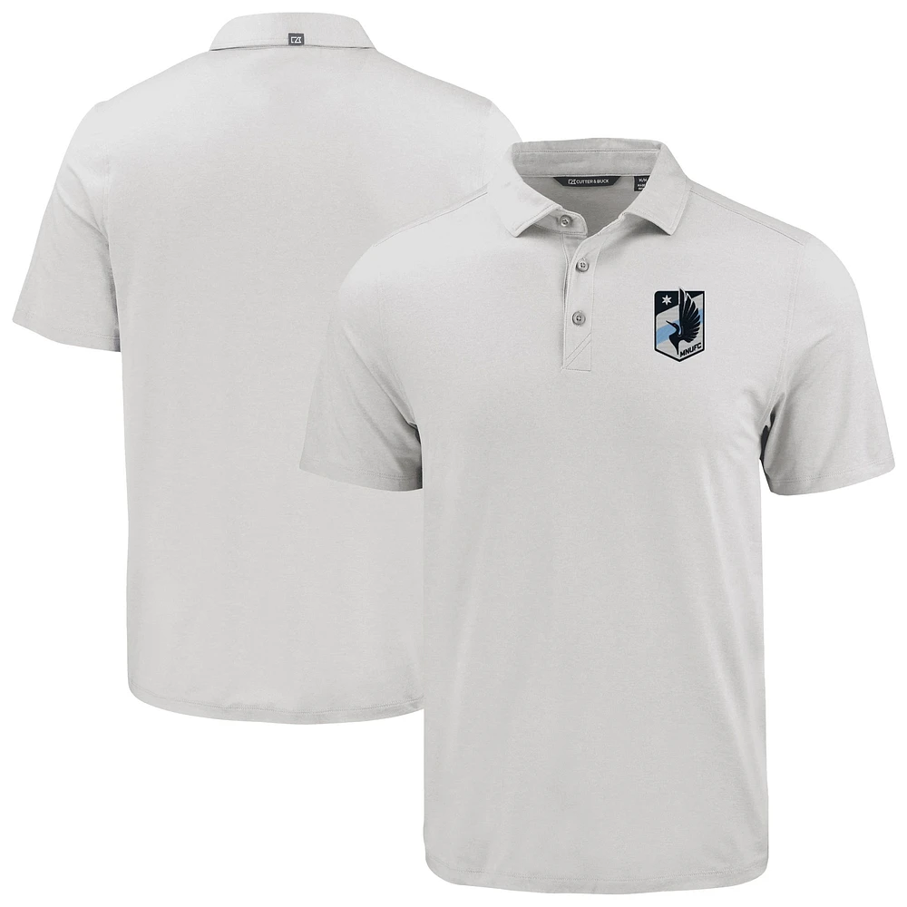 Men's Cutter & Buck Gray Minnesota United FC Coastline Epic Comfort Eco Recycled Polo