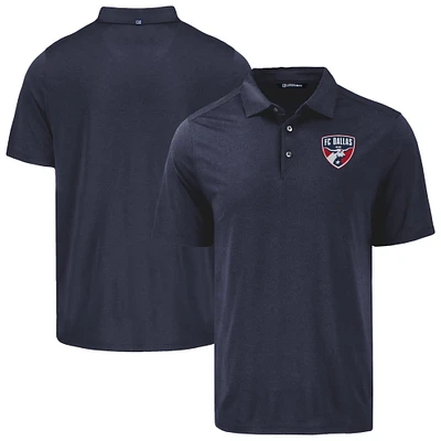 Men's Cutter & Buck Navy FC Dallas Coastline Epic Comfort Eco Recycled Polo