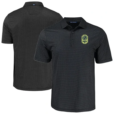 Men's Cutter & Buck Nashville SC Pike Eco Shadow Check Print Polo