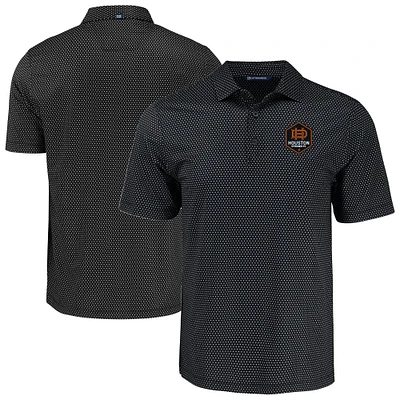 Men's Cutter & Buck Houston Dynamo FC Pike Eco Shadow Check Print Polo