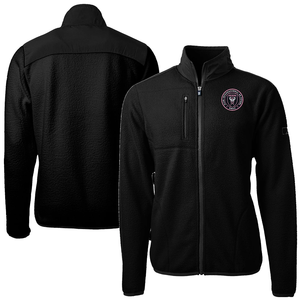 Men's Cutter & Buck Inter Miami CF Cascade Eco Fleece Full Zip Jacket