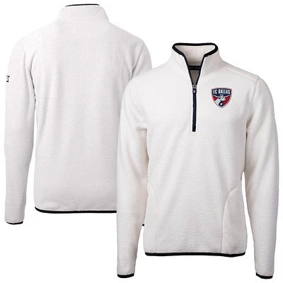 Men's Cutter & Buck FC Dallas Cascade Eco Fleece Quarter-Zip Jacket