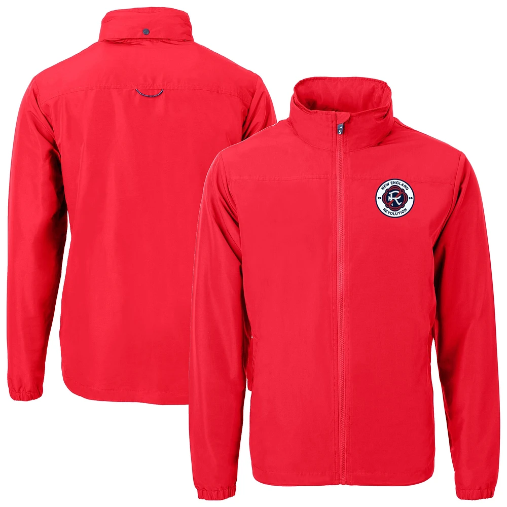 Men's Cutter & Buck New England Revolution Charter Eco Recycled Full-Zip Jacket