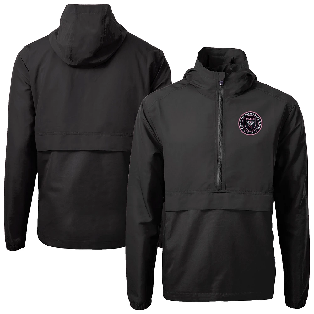Men's Cutter & Buck Inter Miami CF Charter Eco Recycled Full-Zip Anorak Jacket