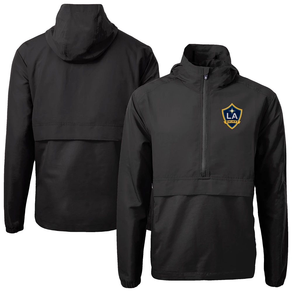 Men's Cutter & Buck LA Galaxy Charter Eco Recycled Full-Zip Anorak Jacket
