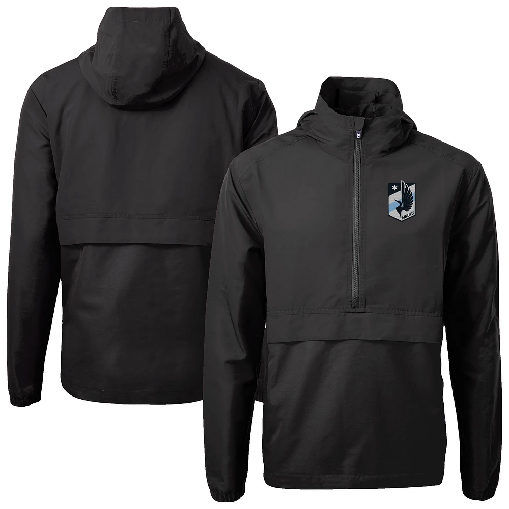 Men's Cutter & Buck Minnesota United FC Charter Eco Recycled Full-Zip Anorak Jacket
