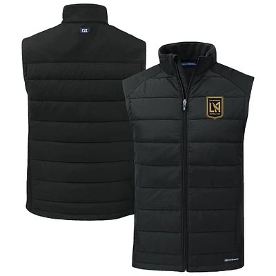 Men's Cutter & Buck LAFC Evoke Hybrid Eco Softshell Recycled Full-Zip Vest