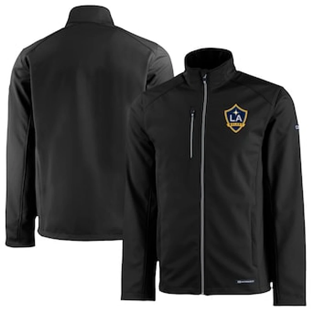 Men's Cutter & Buck LA Galaxy Evoke Eco Softshell Recycled Full-Zip Jacket