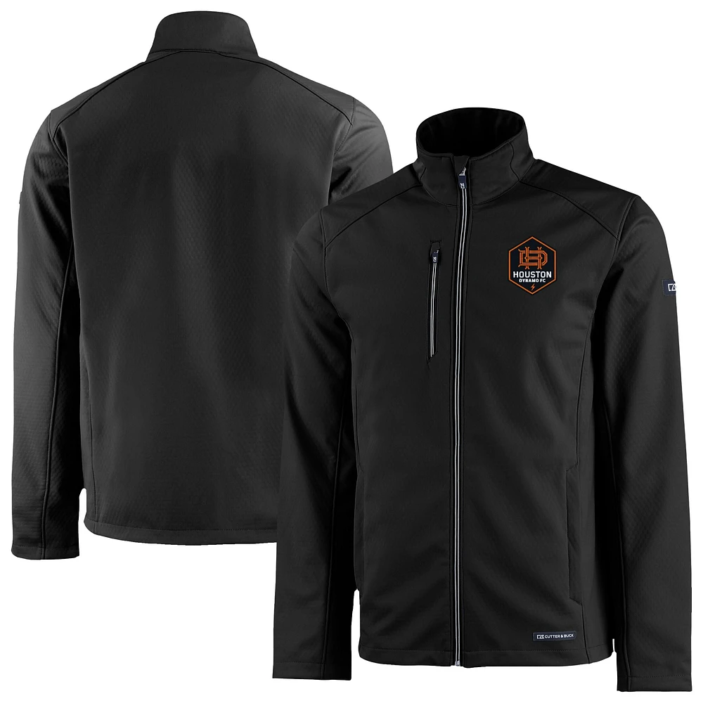 Men's Cutter & Buck Houston Dynamo FC Evoke Eco Softshell Recycled Full-Zip Jacket