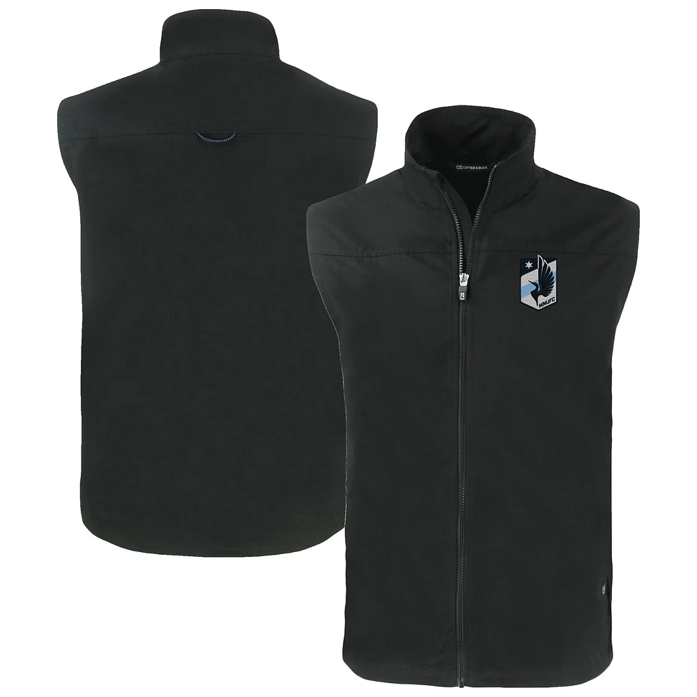 Men's Cutter & Buck Minnesota United FC Charter Eco Recycled Full-Zip Vest