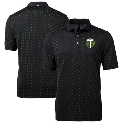 Men's Cutter & Buck Portland Timbers Virtue Eco Pique Tile Print Recycled Polo