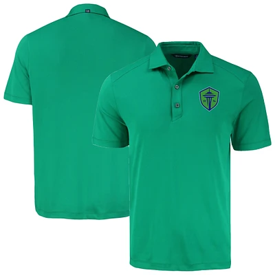 Men's Cutter & Buck Kelly Green Seattle Sounders FC Forge Eco Stretch Recycled Polo