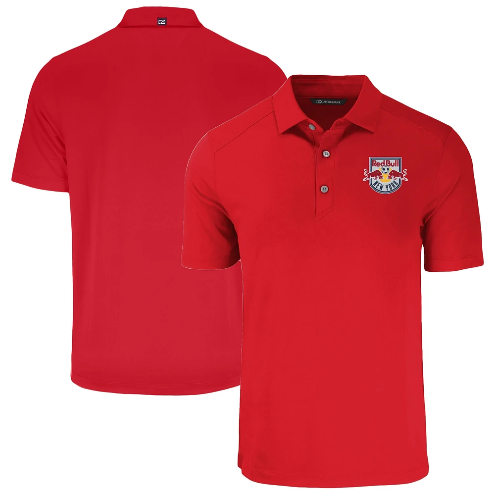Men's Cutter & Buck Red New York Bulls Forge Eco Stretch Recycled Polo
