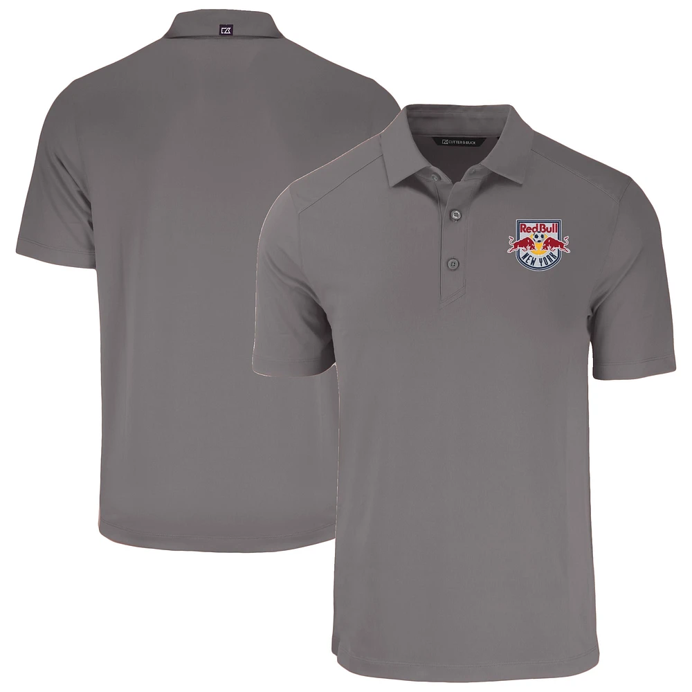 Men's Cutter & Buck Gray New York Red Bulls Forge Eco Stretch Recycled Polo